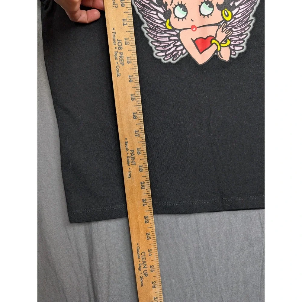 Fleischer Studios Kids Short Sleeve Black‎ T Shirt Size XL Betty Boop